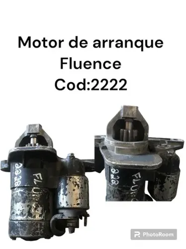 Motor de arranque fluence 