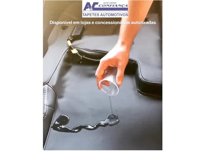 Tapete Forração do Piso Emborrachado Chevrolet Onix / Prisma 2013 à 2019 - Preto