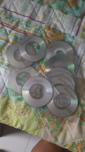 Discos cd-r virgens pequenos 