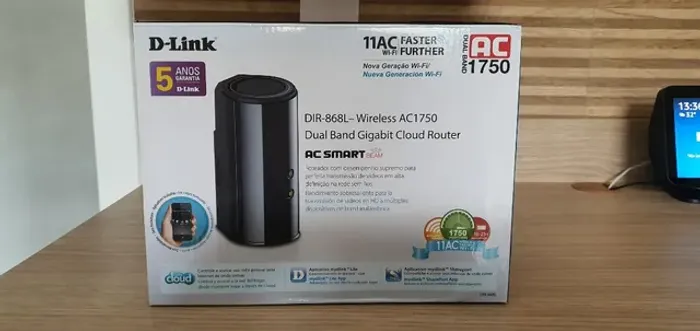 Roteador Cloud D-link Dir-868l Ac1750 Dual Band 1,3gbps