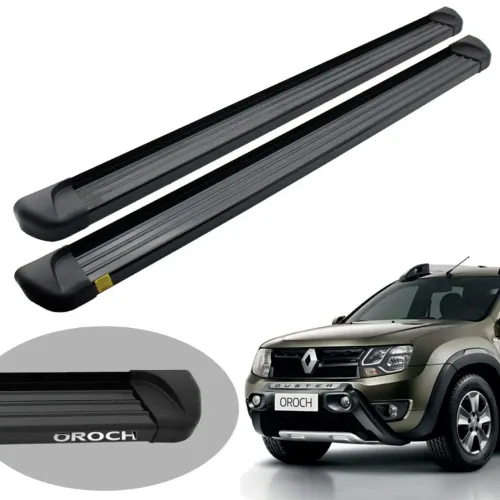Estribo Track alumínio Duster Oroch 2016 a 2025