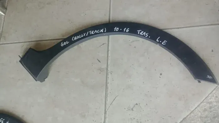 Moldura Paralama traseiro VW Gol Rallye Track 2010 / 2016 lado esquerdo