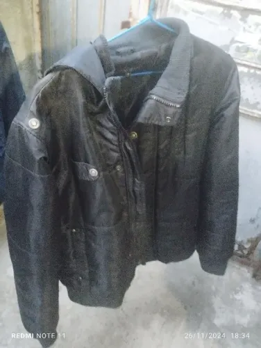 Jaqueta de Couro Masculina , sendo 4 jaquetas 2 blazeres mochila trv por bicicleta aro 29