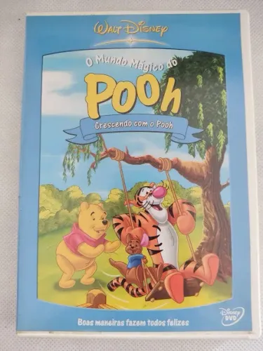 DVD O Mundo Magico do Pooh - Crescendo com o Pooh - Disney