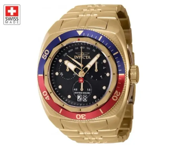 Relogio Masculino Invicta Reserve Swiiss made vidro de safira 100% Original