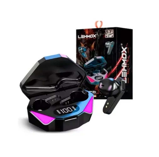 FONE HEADSET COM MICROFONE BLUETOOTH SEM FIO CASE GAME LEHMOX LE-F-GM12