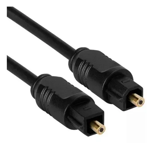 Cabo De Áudio Óptico Digital 2Metros Toslink