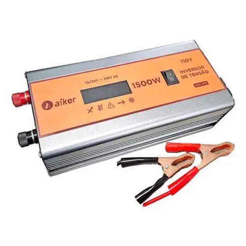 Inversor Tensão 1500w Nominal Onda Senoidal Modificada 12v 24v 110v 3000w Pico