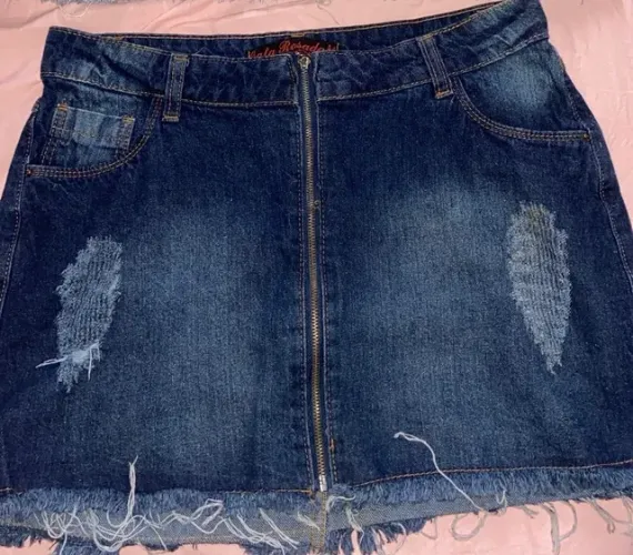 Saia jeans 