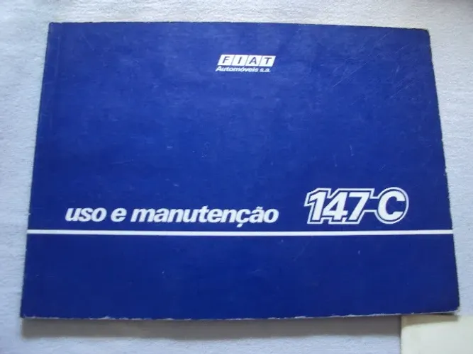fiat 147 c manual proprietario livrete originais fiat