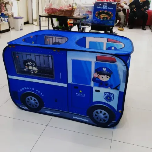 Barraca Casinha Toca  Infantil Policia 114x73x73cm Tk-ab3116