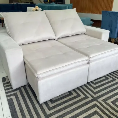 Sofá Cama Branco - Conforto e Estilo para sua Casa