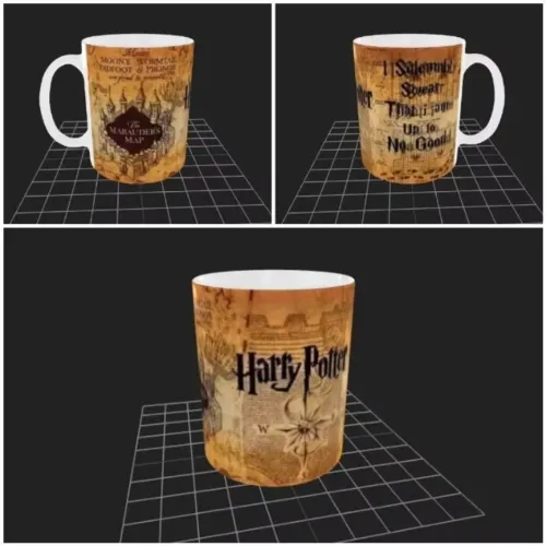 Caneca Harry Potter 325ml Porcelana+ Caixa Envios Hoje Frete Grátis