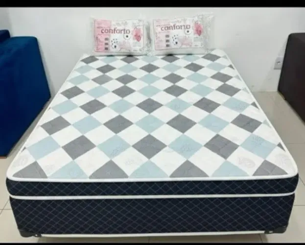 Pra sair rápido cama box casal nova 370