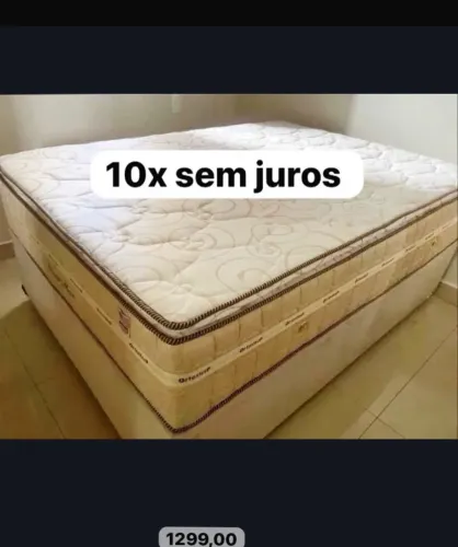 Cama box colchão molas e base
