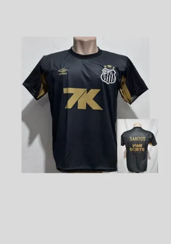Camisa do Santos preta
