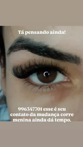 Cílios 5d fio tecnológico não é tudinho
