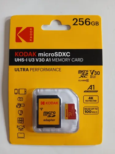CARTÃO DE MEMÓRIA 256 GB KODAK
