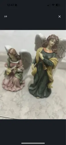 Peças anjos porcelana