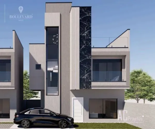Sobrado com 3 dormitórios à venda, 127 m² por R$ 948.000,00 - Capão Raso - Curitiba/PR