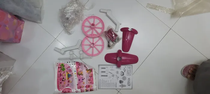 Kit de Peças Bicicleta aro 12 Styll - Infantil Rosa