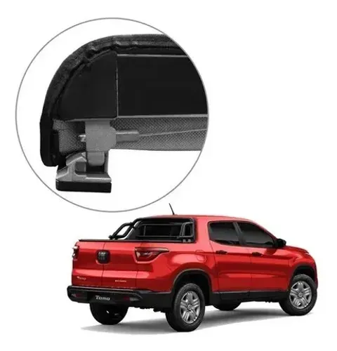 Capota Marítima Fiat Toro 2018 2019 Slim Force Alumínio