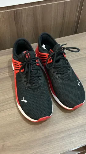 Tênis Puma Pacer Future Preto/Vermelho Masculino 43