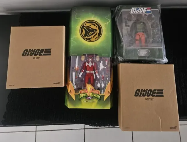 Bonecos Super7 Diversos GI JOE Thundercats Conan Silverhawks Dungeons & Dragons
