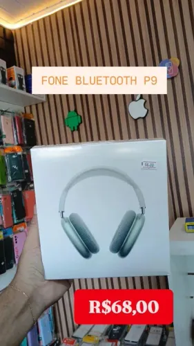 Fone Bluetooth P9 - Novo