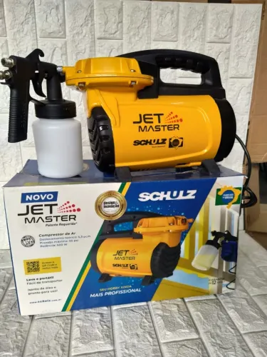 Motocompressor Jet Master 5,3 PCM de Ar Direto - 8 Acessórios - entrega grátis