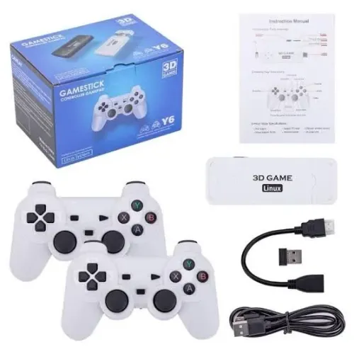 Videogame ampown Y6 com 2 controles sem fio