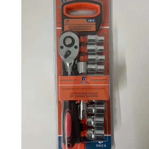 Jogo de Soquetes 1/2'' 9 Peças -