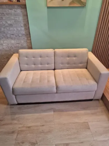 Sofá 2 lugares de linho