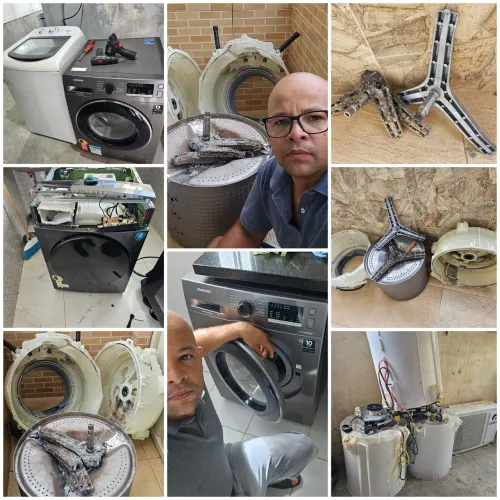 Assistência técnica em lave seca Samsung peças  