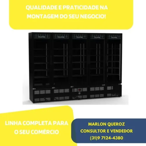 Freezer Auto Serviço 5 Portas Polo Frio Novo
