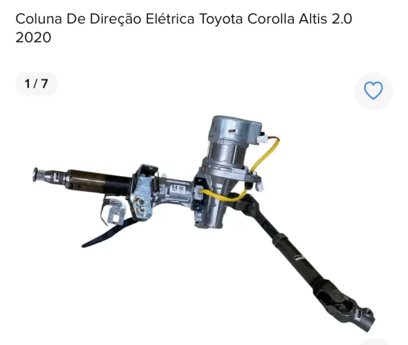 Coluna de Direção Elétrica Toyota Corolla Altis 2.0 2020