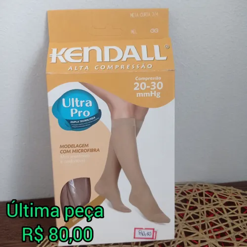 Meias Kendall Alta Compressão 20-30 mmHg 3/4
