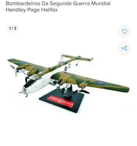 Miniatura Handley Page Halifax - Colecionador