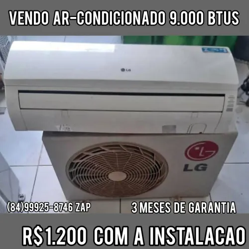 Vendo AR-CONDICIONADO 9.000 BTUs
