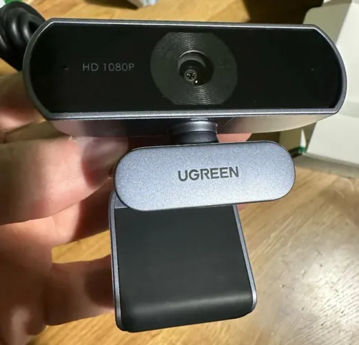 Webcam Ugreen 2k Full Hd-1080p/30fps/360º/2 Microfones Cancelamento de Ruído/Correção luz 