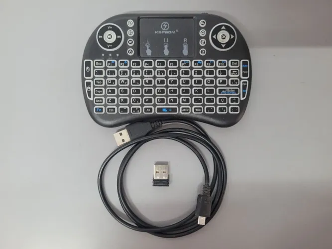 Controle remoto teclado e receptor Bluetooth