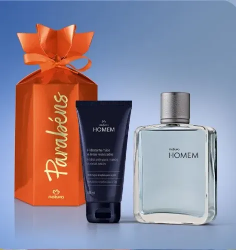 Perfume Homem 100ml + hidratante Homem 50ml - Natura