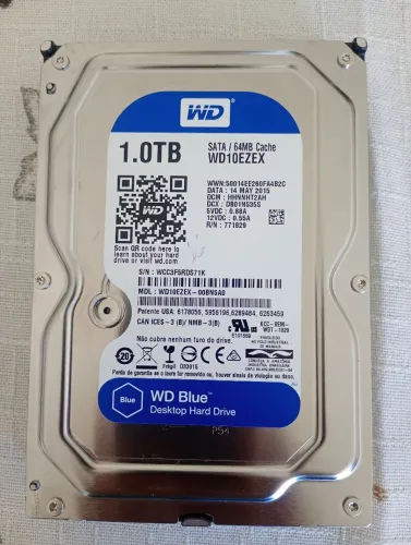 HD de 1 terabyte WD 