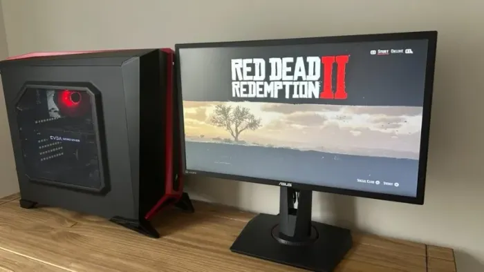 PC Gamer + Monitor - MSI Z370 Sli Plus GTX 1070 EVGA i5 8600K Corsair Carbide Monitor ASUS