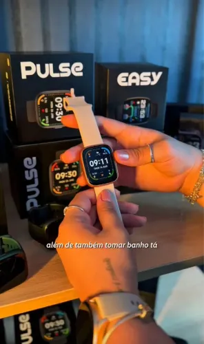 Smartwatch Pulse WearZone - Alexa integrada + à prova d?água 3ATM 