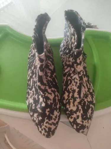 Bota de couro de vaca 