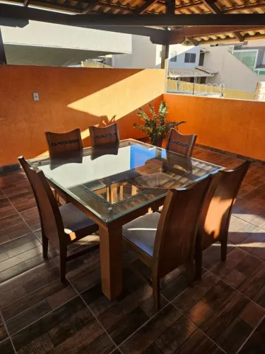 Linda Mesa de Jantar com 6 cadeiras