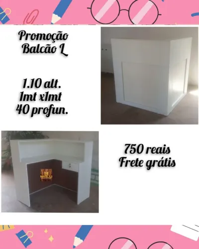 Balcão L Promocional - Frete Grátis!
