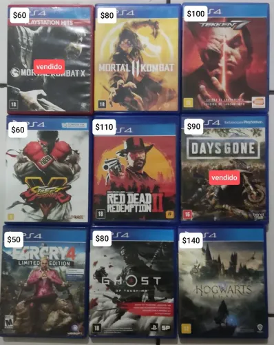 Jogos de Playstation 4 (PS4) - Diversos Títulos (aceito Olxpay)