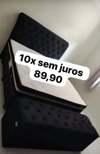 Cama box colchão novo agora